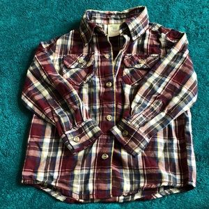 3T button up shirt